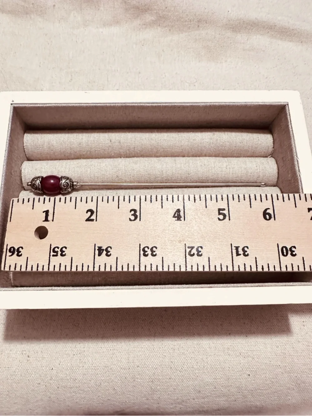 Vintage | Hairstick | Vintage Hairstick with Carnelian Stone